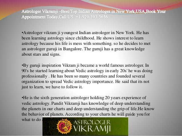 best vedic astrologer in usa